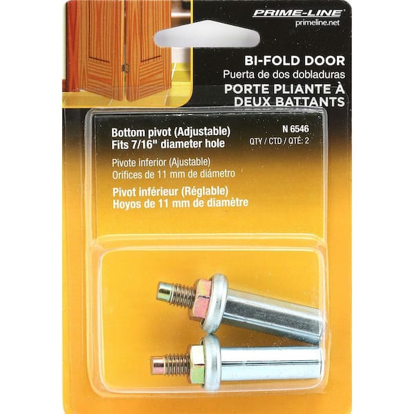 Prime-Line Steel, Bi-Fold Door, Bottom Pivot (2-Pack) N 6546 - The