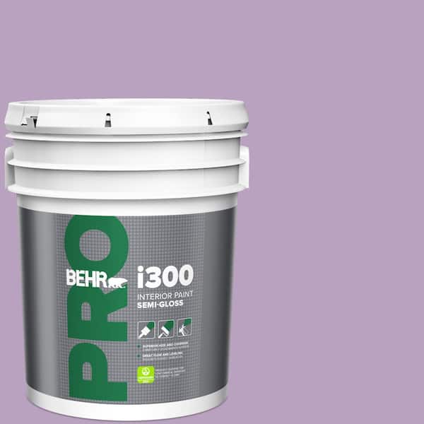 BEHR PRO 5 gal. #660D-4 Lilac Rose Semi-Gloss Interior Paint