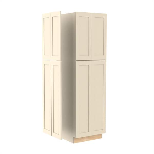 Home Decorators Collection Newport Cream Painted Plywood Shaker Assembled Base Kitchen Cabinet End Panel 23.8 W in. 0.75 D in. 84 in. H
