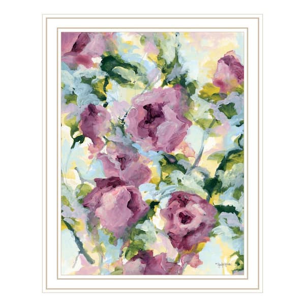 1-Piece Framed Graphic Print Abstract 18.00 in. x 14.00 in.