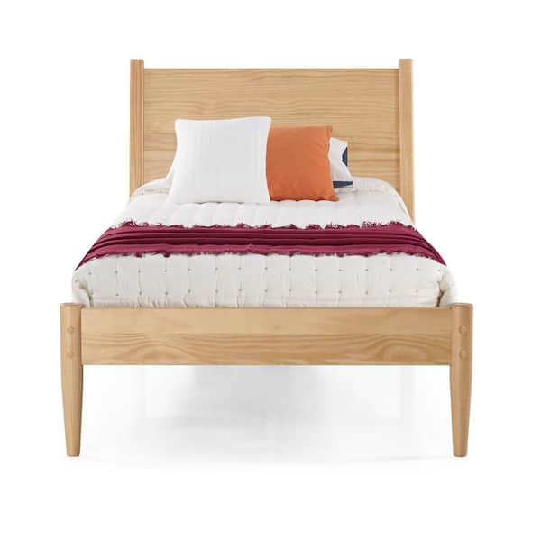 Camaflexi Mid Century Scandinavian Oak, Scandinavian Platform Bed King Size Mattress