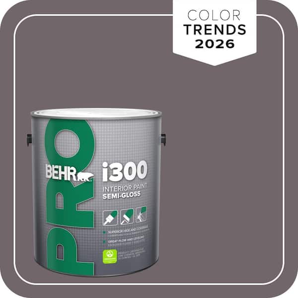 BEHR PRO 1 gal. #N570-5 Curtain Call Semi-Gloss Interior Paint