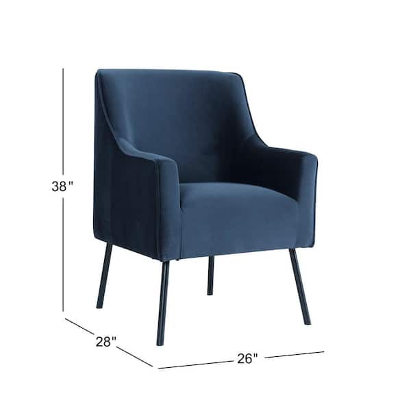 Velvet discount easy chair