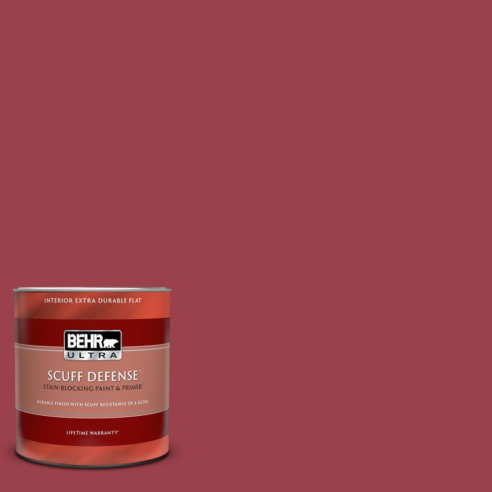 1 qt. Home Decorators Collection #HDC-CL-01 Timeless Ruby Extra Durable Flat Interior Paint & Primer