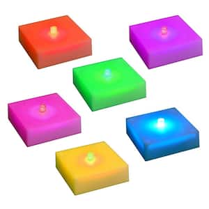 Color Changing LED Lights with Timer (Set of 6)