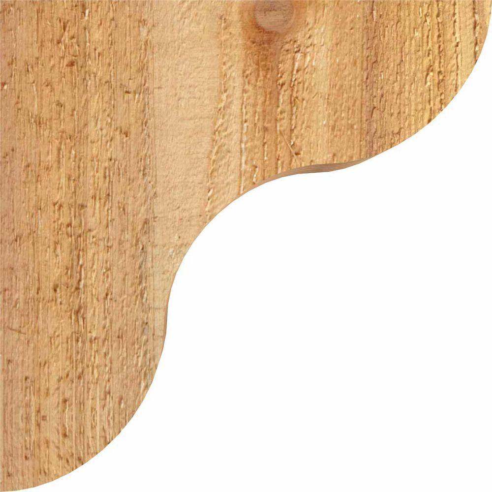 6" x 6" Rough Sawn Western Red Cedar Corbel