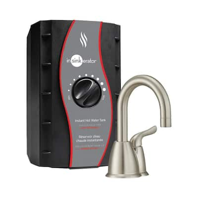 Brentwood Appliances 9.2-Cup Black Single-Touch Instant Hot Water Dispenser  KT-2200 - The Home Depot