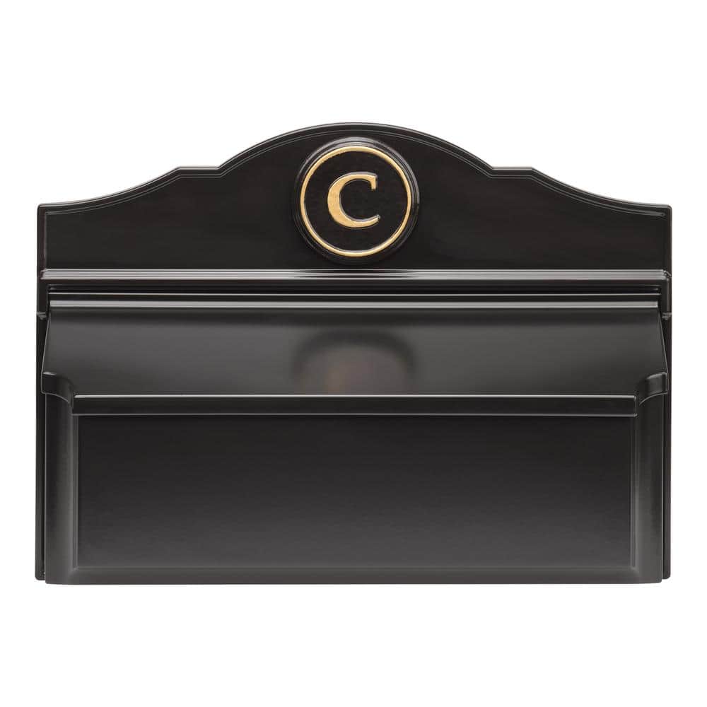 Colonial Wall Mailbox Package #3 (Mailbox and Monogram)