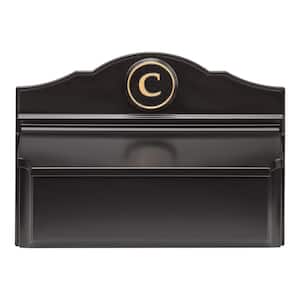 Colonial Wall Mailbox Package #3 (Mailbox and Monogram)
