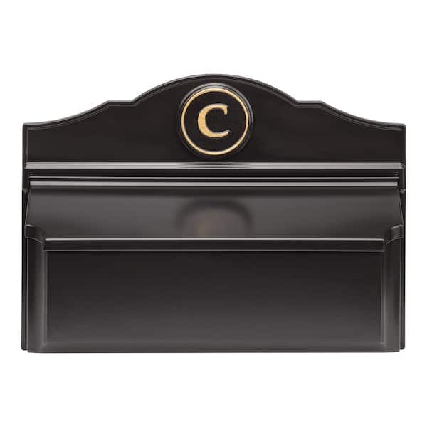 Unbranded Colonial Wall Mailbox Package #3 (Mailbox and Monogram)