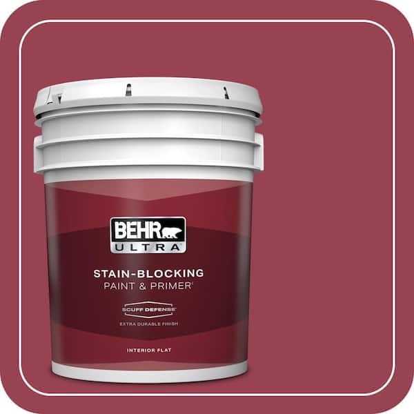 BEHR ULTRA 5 gal. Home Decorators Collection #HDC-CL-04 French Rose Extra Durable Flat Interior Paint & Primer