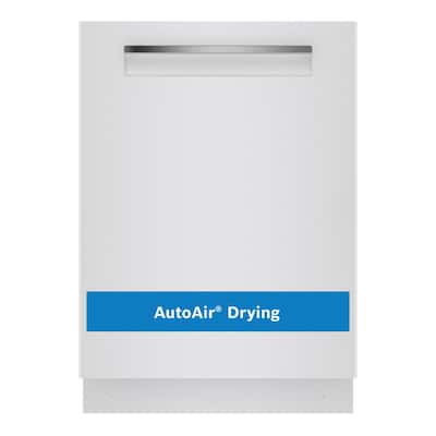 500 Series 24 in. White Top Control Tall Tub Pocket Handle Dishwasher with Stainless Steel Tub, 44 dBA