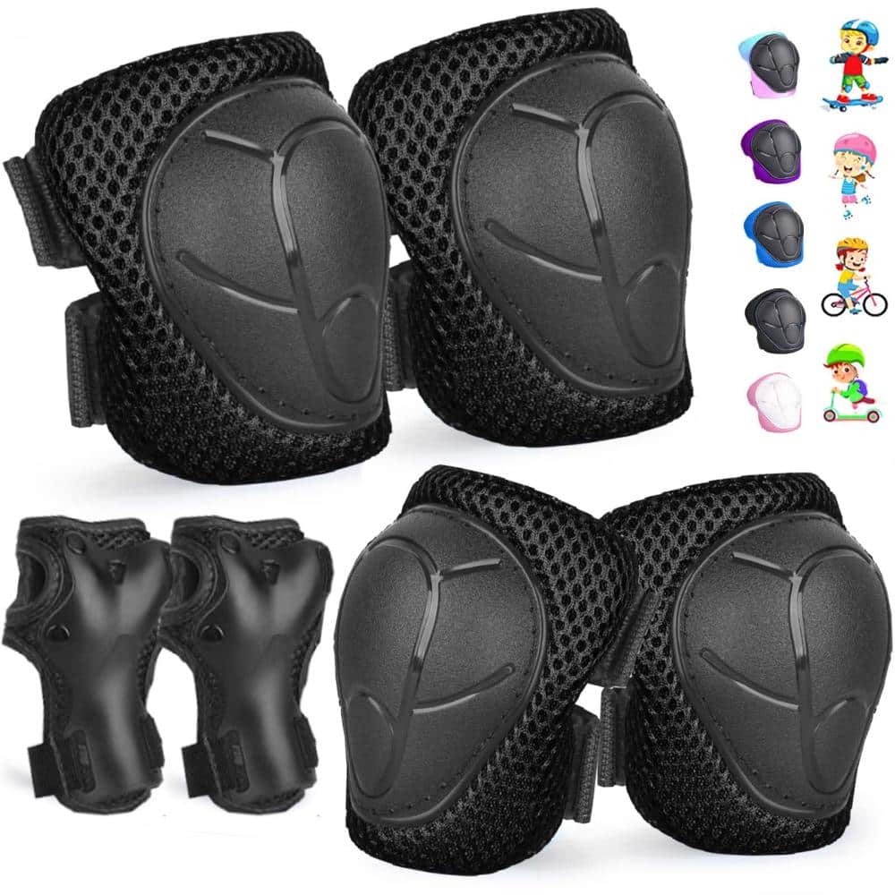 Kids Youth Knee Elbow Wrist Protective Gear Set 6-Piece Adjustable for Ages 3-14 Skateboard Skating Cycling Biking price history on PriceWatchPro