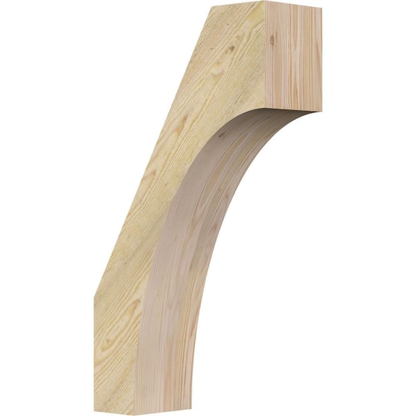 Ekena Millwork 6"W x 16"D x 28"H Westlake Rough Sawn Knee Brace, Douglas Fir