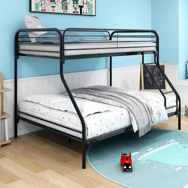 Home Life Twin Over Bunk Bed Modern Black NEW 