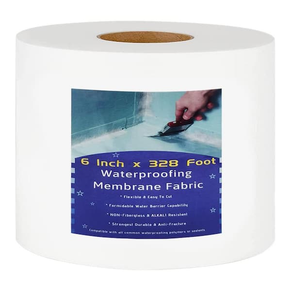 Waterproofing Membrane Anti Fracture Fabric 328ft Geo-Textile Reinforcing Water Barrier Mesh Tape for Shower Wall Seam