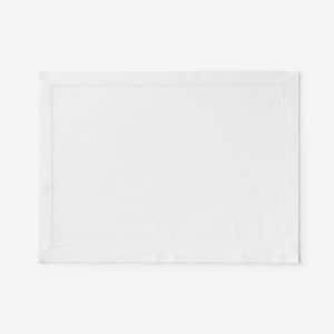 Linen 12 in. x 21 in. White Cotton Placemat (Set of 4)