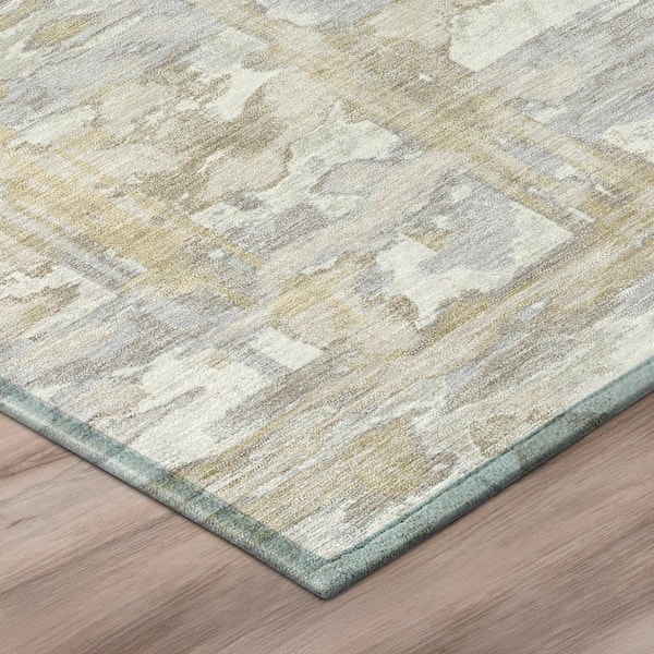 Chantille Machine Washable Indoor/Outdoor Abstract ACN2928 Ivory 10 ft. x 14 ft. Area Rug
