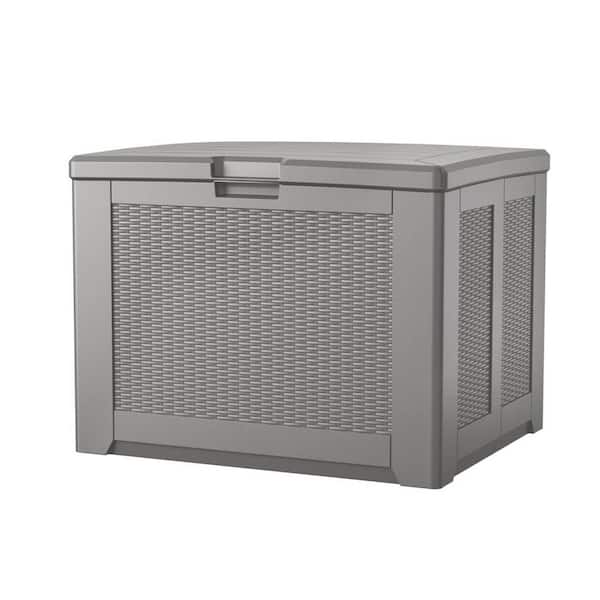 74 Gal. Gray Resin Deck Box