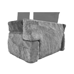 1.75 in. x 6 in. Slate Stone Veneer Siding (Corners)