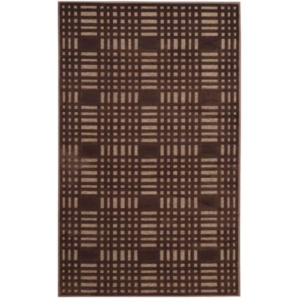 Paradise 3 ft. x 4 ft. Multi High-Low Geometric Area Rug