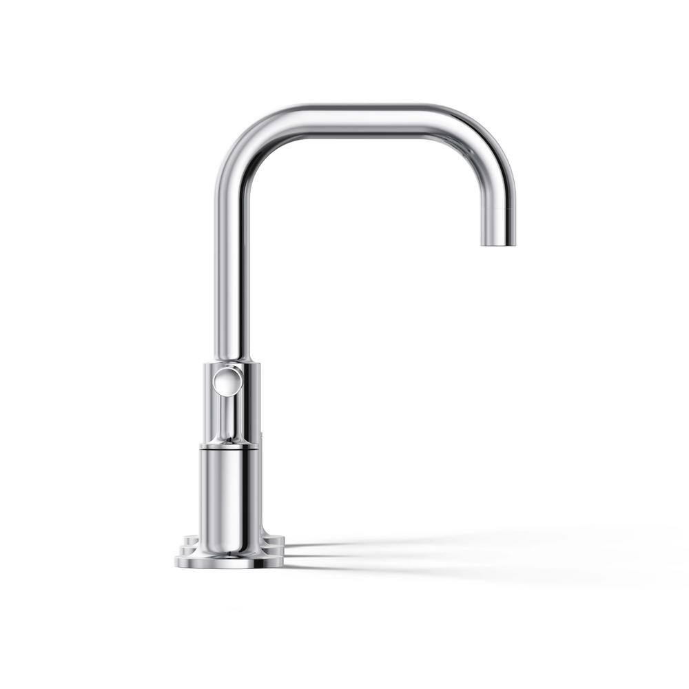 Purist Polished Chrome 8" Widespread Bathroom Sink Faucet with Low Lever Handles