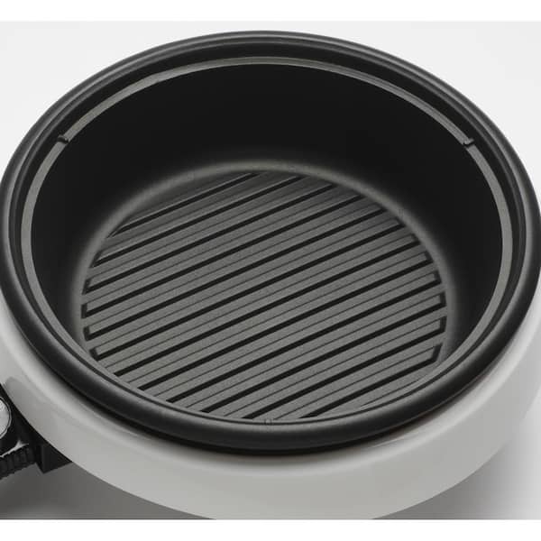 AROMA Pot 3-in-1 10 in. Grill with Lid-ASP-137 - Home Depot