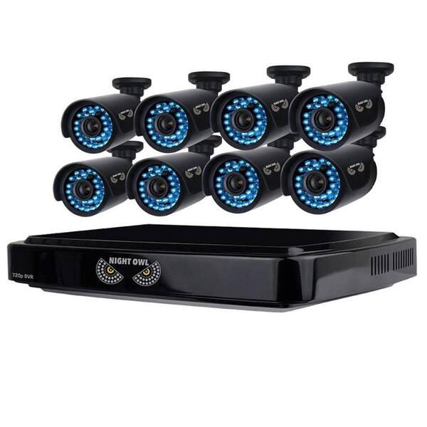 Night Owl 8-Channel 1080p Smart HD Video Security System with 1 TB HDD and 8 x 720p HD Cameras