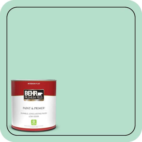 BEHR PREMIUM PLUS 1 qt. #MQ4-18 Free Spirit Flat Low Odor Interior Paint & Primer