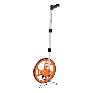 12 in. Contractor Grade Aluminum Measuring Wheel, Feet and Inches