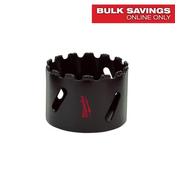 2-1/2 in. Carbide Grit Hole Saw with Pilot Bit