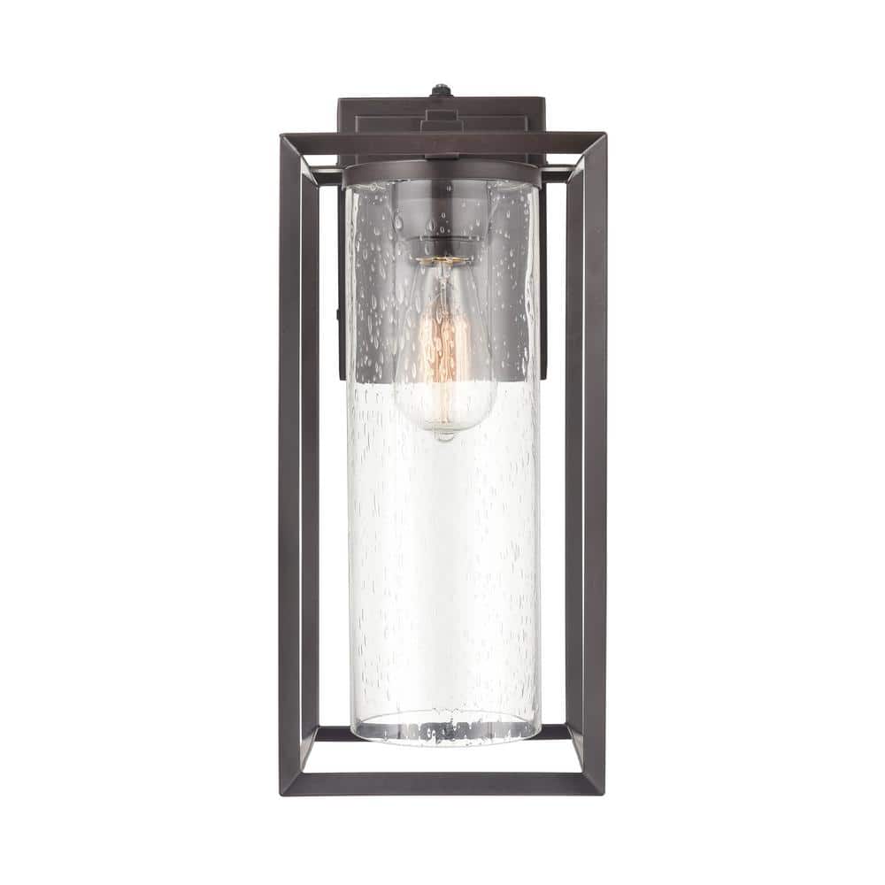 Bronze Direct Wired Electric Outdoor Wall Sconce
