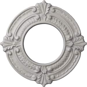 5/8 in. x 9 in. x 9 in. Polyurethane Benson Ceiling Medallion, Ultra Pure White
