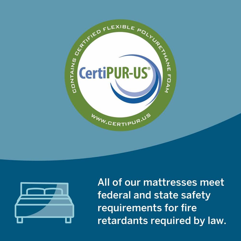 10in. Plush Gel Memory Foam Tight Top Twin Mattress - thumbnail 9