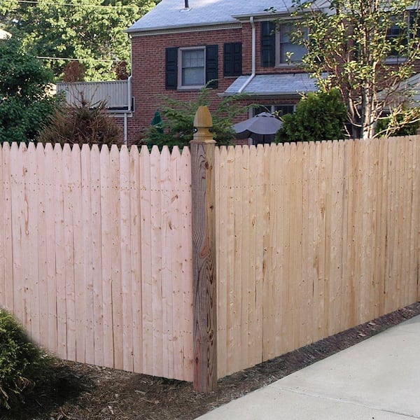 home depot pressure treated stockade fence