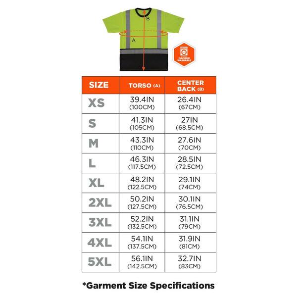 Ergodyne 8286BK Unisex 3X Lime Class 2 Black Bottom Essential