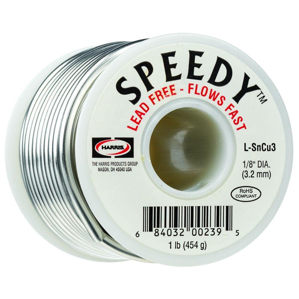 Lincoln Electric Speedy 1/8 in. 1 Copper Pipe Solder Spool SPDY61POP
