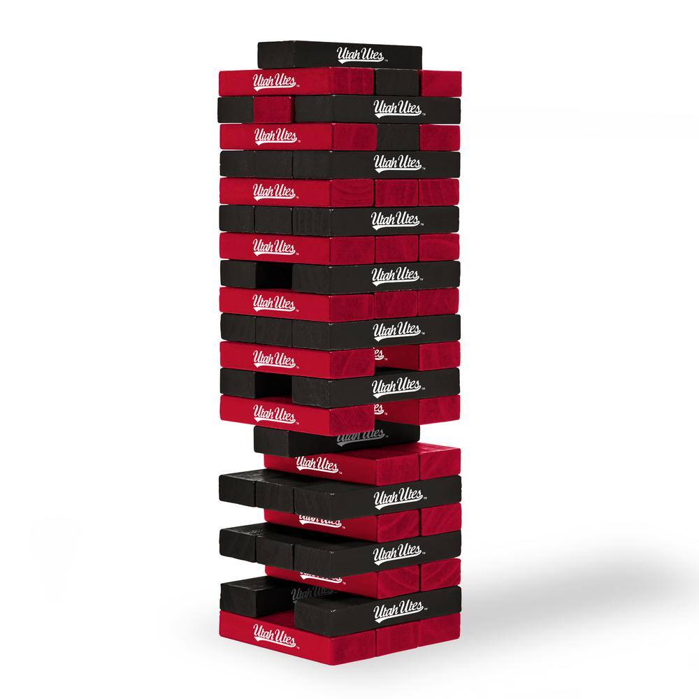 Wild Sports Utah Utes 9 in. Table Top Stackers Game 131000CL831Q