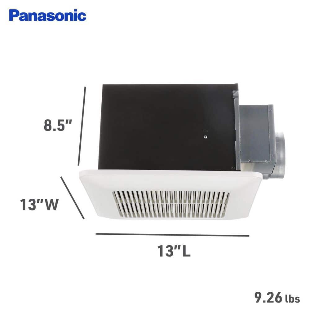 White Square LED Ceiling Mount Ventilation Fan