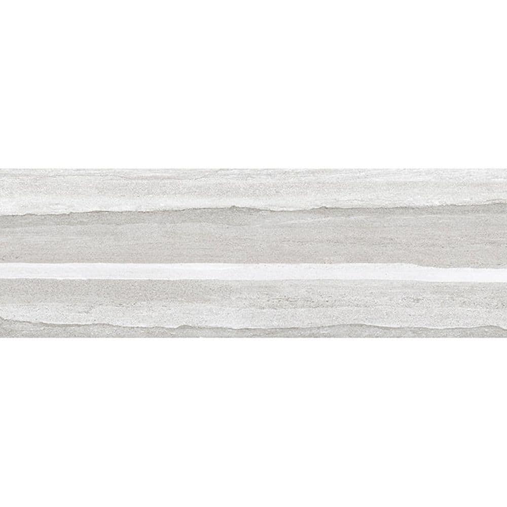 Arenza 12 in. x 36 in. Matte Light Gray Ceramic Stone Look Large Format Tile (11.63 sq ft/case)-4 Pack price history on PriceWatchPro