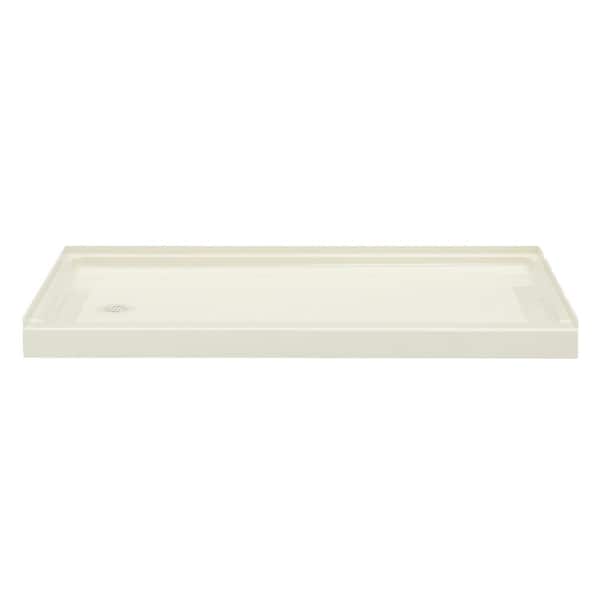 Swan Veritek 32 in. x 60 in. Single Threshold Retrofit Left Drain Shower Pan in Bone