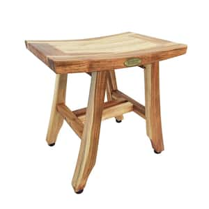 EarthyTeak Satori 14 in. Compact Shower Bench