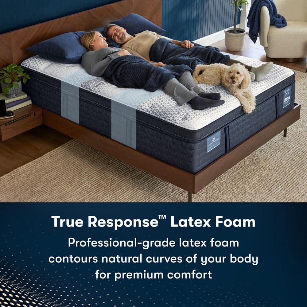 Queen Size Extra Firm Latex Foam Mattress with Cool-Touch Fabric