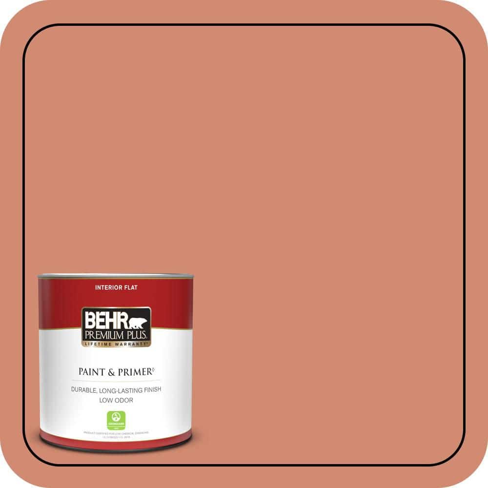 1 qt. #M190-5 Fireplace Glow Flat Low Odor Interior Paint & Primer price history on PriceWatchPro