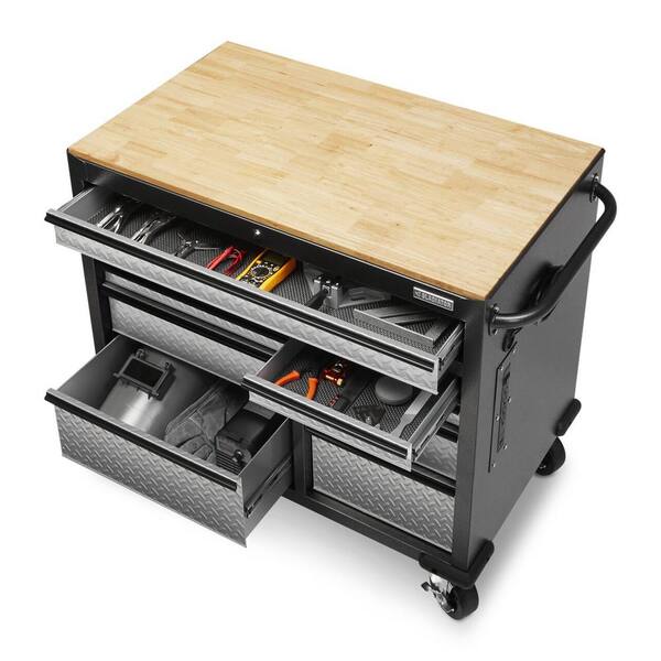 Gladiator 41 in. W x 39 in. D 9-Drawer Mobile Tool Workbench with
