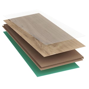Berkmar View 12 mm T x 7.56 in. W Waterproof Laminate Wood Flooring (510.29 sq. ft./pallet)