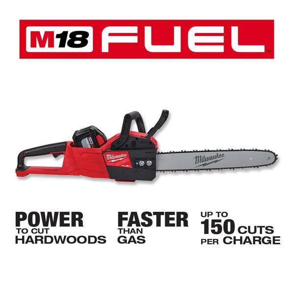 Milwaukee Tool M18 FUEL Tronçonneuse électrique sans fil 8 po 18