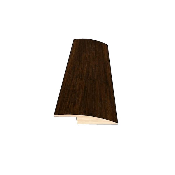 OptiWood Cognac 0.50 in. Thick x 1.50 in. Width x 78 in. Length Overlap Reducer Hardwood Molding