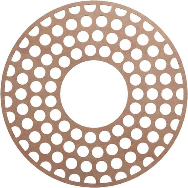 Ekena Millwork 0.25 in. x 38 in. x 38 in. Wood Medallion Moulding