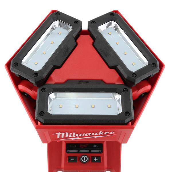4200LM LED Work Light For Milwaukee 18V Battery – Cordless Floodlight With IP68 Waterproof – Red